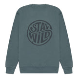 Sudadera STAY WILD Green Milieu